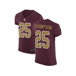 Nike Washington Redskins #25 Chris Thompson Burgundy Red Alternate Men Stitched NFL Vapor Untouchable Elite Jersey