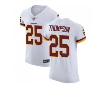 Nike Washington Redskins #25 Chris Thompson White Men Stitched NFL Vapor Untouchable Elite Jersey