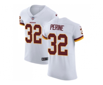 Nike Washington Redskins #32 Samaje Perine White Men Stitched NFL Vapor Untouchable Elite Jersey