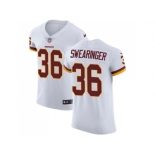 Nike Washington Redskins #36 D.J. Swearinger White Men Stitched NFL Vapor Untouchable Elite Jersey