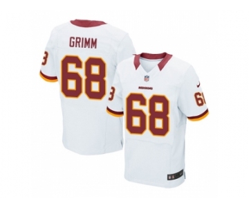 Nike Washington Redskins #68 Russ Grimm White Elite Jersey