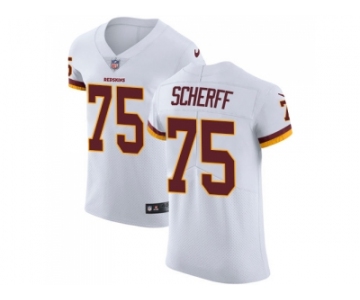 Nike Washington Redskins #75 Brandon Scherff White Men Stitched NFL Vapor Untouchable Elite Jersey