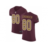 Nike Washington Redskins #80 Jamison Crowder Burgundy Red Alternate Men Stitched NFL Vapor Untouchable Elite Jersey