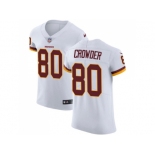 Nike Washington Redskins #80 Jamison Crowder White Men Stitched NFL Vapor Untouchable Elite Jersey