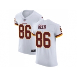 Nike Washington Redskins #86 Jordan Reed White Men Stitched NFL Vapor Untouchable Elite Jersey