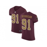 Nike Washington Redskins #91 Ryan Kerrigan Burgundy Red Alternate Men Stitched NFL Vapor Untouchable Elite Jersey