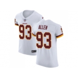 Nike Washington Redskins #93 Jonathan Allen White Men Stitched NFL Vapor Untouchable Elite Jerse