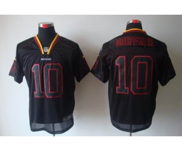 nike nfl jerseys washington redskins #10 griffin iii black[Elite lights out]