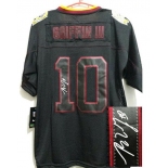 nike nfl jerseys washington redskins #10 griffiniii black[Elite lights out signature]