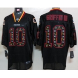 nike nfl jerseys washington redskins #10 griffiniii black[Elite united sideline]