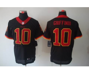 nike nfl jerseys washington redskins #10 griffiniii black[Elite]