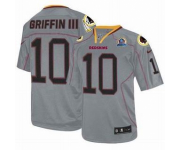 nike nfl jerseys washington redskins #10 griffiniii grey[Elite lights out 50th Patch]