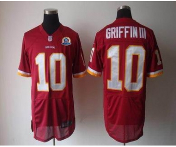 nike nfl jerseys washington redskins #10 griffiniii red[Elite 50th Patch]