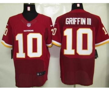 nike nfl jerseys washington redskins #10 griffiniii red[elite]