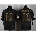 nike nfl jerseys washington redskins #10 robert griffin iii black[Elite gold lettering fashion]