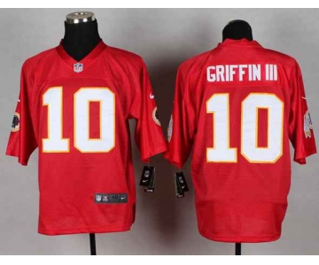 nike nfl jerseys washington redskins #10 robert griffin iii red[Elite]