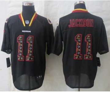 nike nfl jerseys washington redskins #11 jackson black[Elite united sideline]