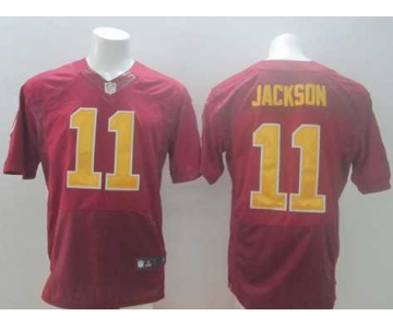 nike nfl jerseys washington redskins #11 jackson red[Elite][number golden]