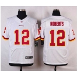 nike nfl jerseys washington redskins #12 roberts white[Elite]