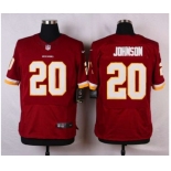 nike nfl jerseys washington redskins #20 johnson red[Elite]