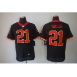 nike nfl jerseys washington redskins #21 taylor black[Elite]