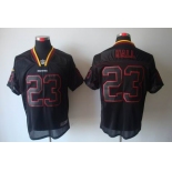 nike nfl jerseys washington redskins #23 hall black[Elite lights out]