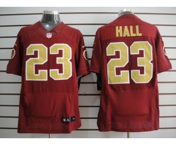 nike nfl jerseys washington redskins #23 hall red(Elite 80 anniversary)