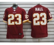 nike nfl jerseys washington redskins #23 hall red[elite]