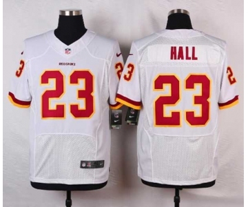 nike nfl jerseys washington redskins #23 hall white[Elite]