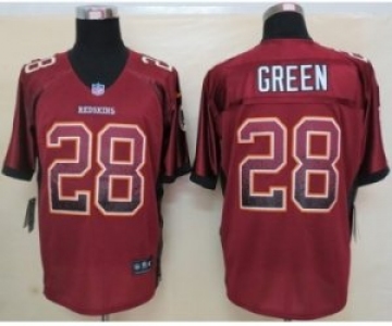 nike nfl jerseys washington redskins #28 green burgundy red[Elite drift fashion]