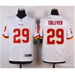 nike nfl jerseys washington redskins #29 culliver white[new Elite]