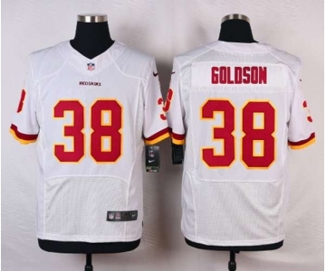 nike nfl jerseys washington redskins #38 goldson white[new Elite]