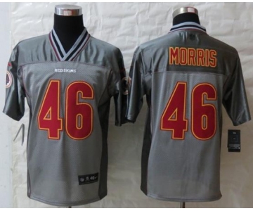 nike nfl jerseys washington redskins #46 alfred morris grey[Elite vapor]