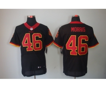 nike nfl jerseys washington redskins #46 morris black[Elite]