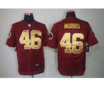 nike nfl jerseys washington redskins #46 morris red[Elite yellow number]