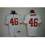 nike nfl jerseys washington redskins #46 morris white[Elite]