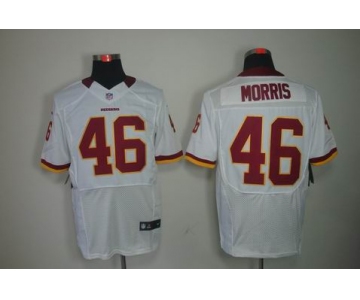 nike nfl jerseys washington redskins #46 morris white[Elite]