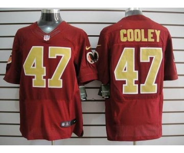 nike nfl jerseys washington redskins #47 cooley red Elite(80 anniversary)