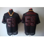 nike nfl jerseys washington redskins #59 fletcher black[Elite lights out]