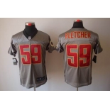 nike nfl jerseys washington redskins #59 fletcher grey[Elite shadow]