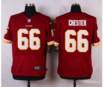 nike nfl jerseys washington redskins #66 chester red[new Elite]