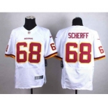 nike nfl jerseys washington redskins #68 scherff white[Elite]