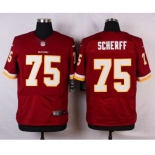 nike nfl jerseys washington redskins #75 brandon scherff red[Elite]