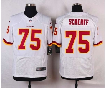 nike nfl jerseys washington redskins #75 brandon scherff white[Elite]