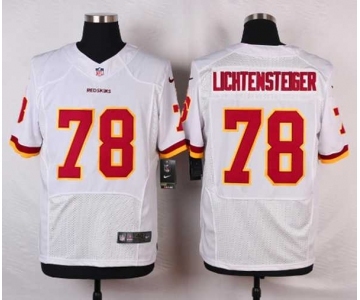 nike nfl jerseys washington redskins #78 lichtensteiger white[new Elite]