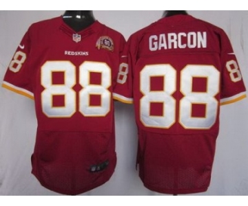 nike nfl jerseys washington redskins #88 pierre garcon red[Elite 80th patch]