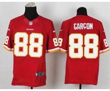 nike nfl jerseys washington redskins #88 pierre garcon red[Elite][number golden]