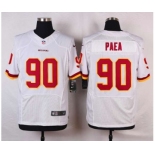 nike nfl jerseys washington redskins #90 paea white[new Elite]