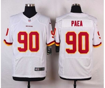 nike nfl jerseys washington redskins #90 paea white[new Elite]