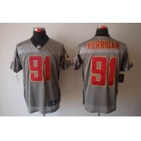 nike nfl jerseys washington redskins #91 kerrigan grey[Elite shadow]